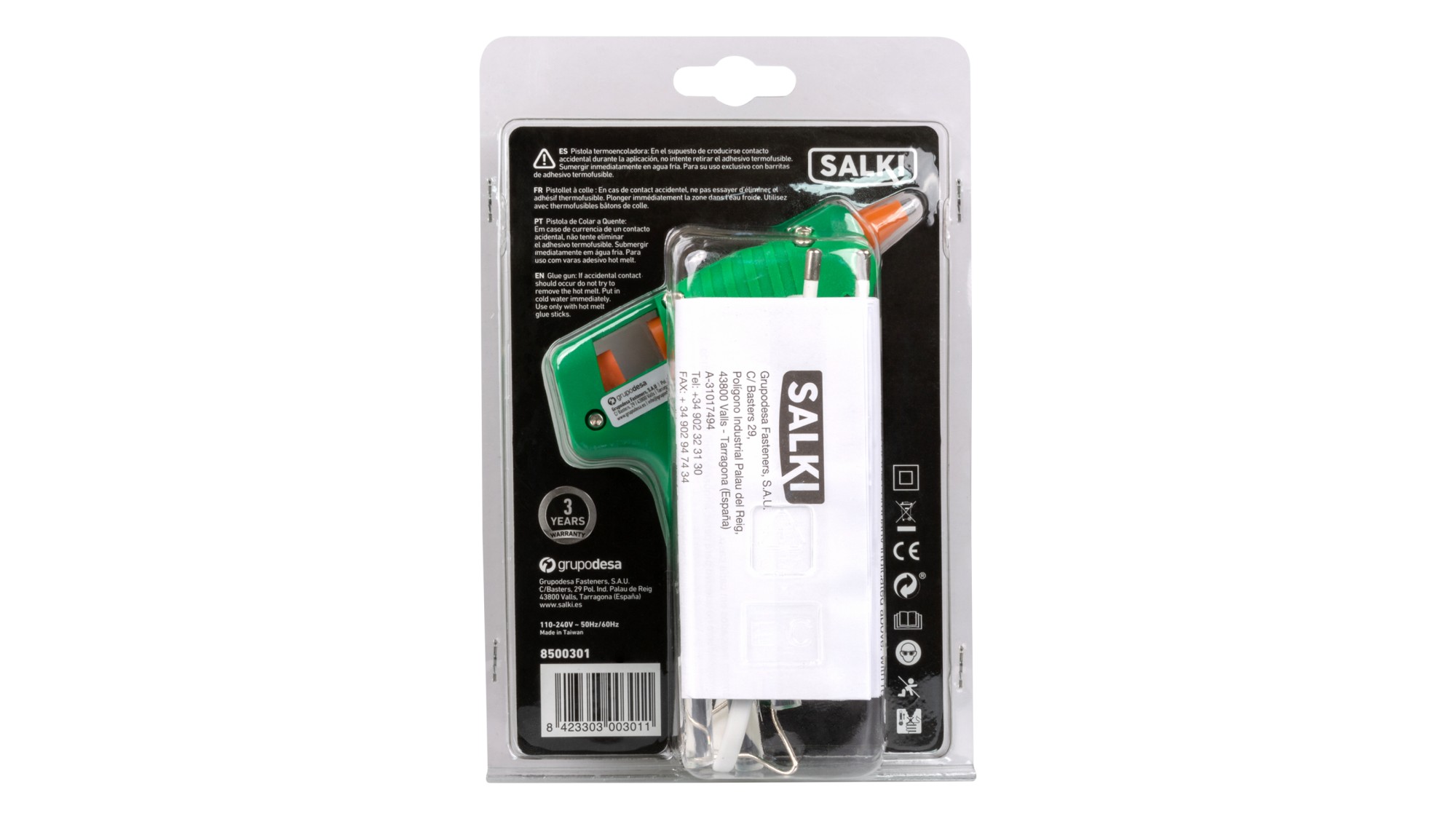 Pistola de cola ESK 25W Pistolas de cola ESK 25W - Ø8 mm