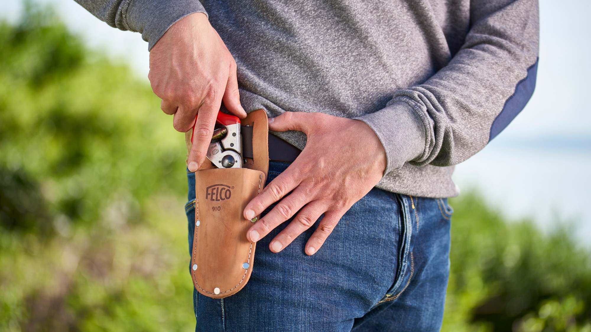 Funda de cuero para tijeras Felco 910