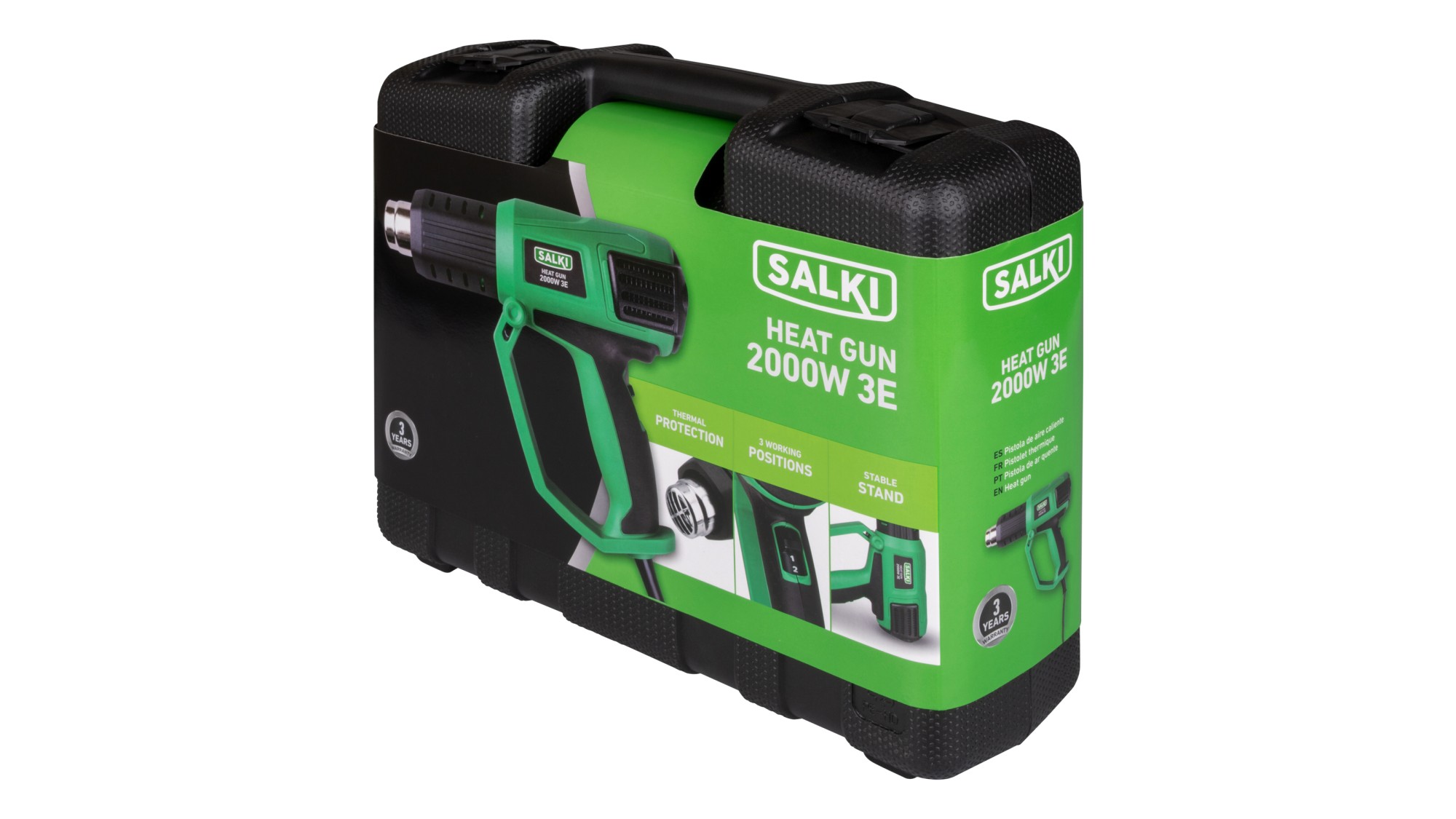 Pistola de aire caliente HSK 2000W 3E Heat Gun 2000W 3E / 50 °C - 600 °C