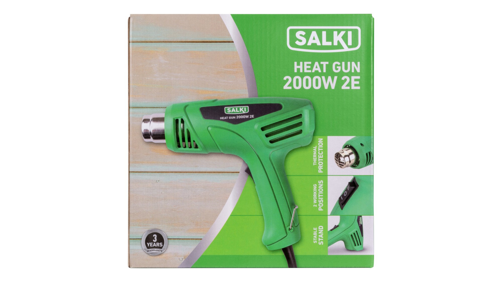 Pistola de aire caliente HSK 2000W 2E Heat Gun 2000W 2E / 450 °C - 600 °C