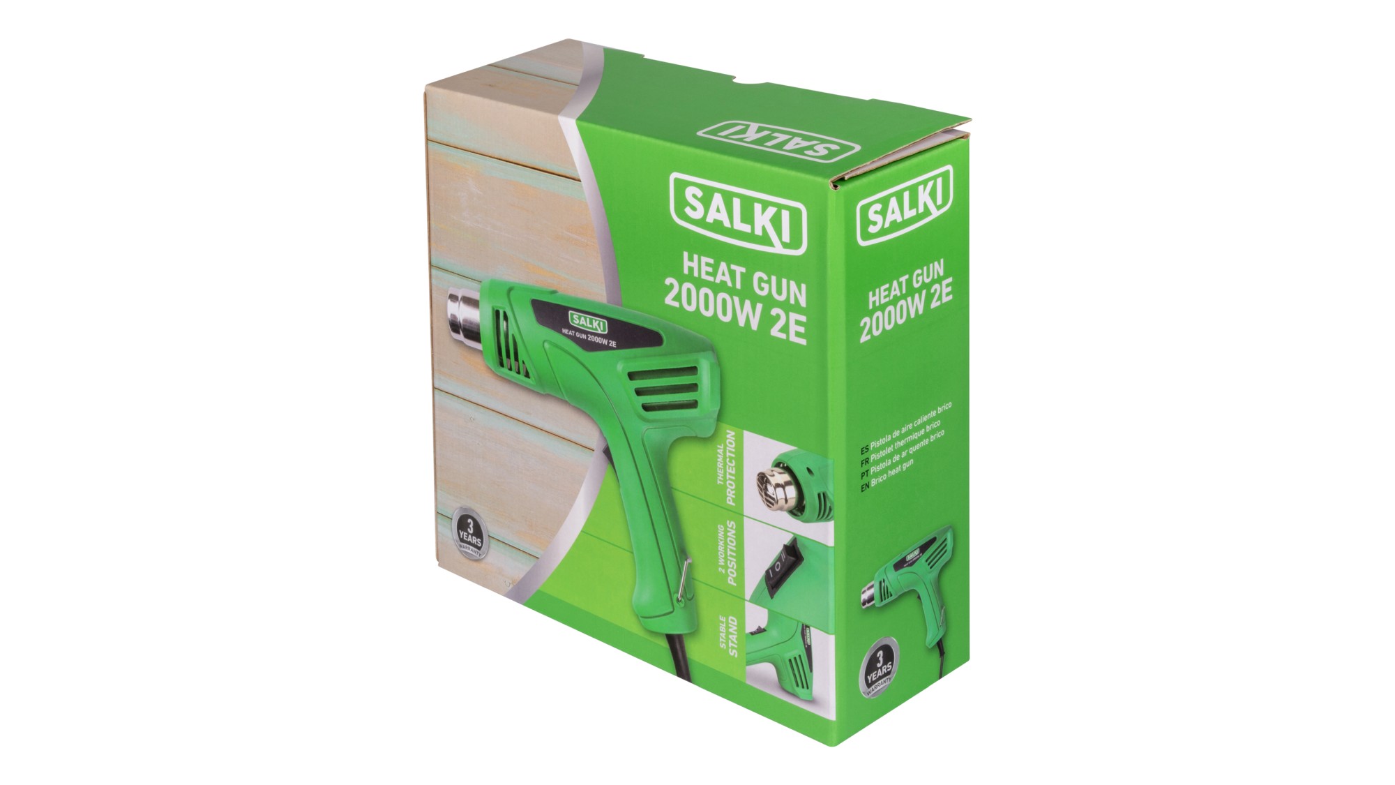 Pistola de aire caliente HSK 2000W 2E Heat Gun 2000W 2E / 450 °C - 600 °C