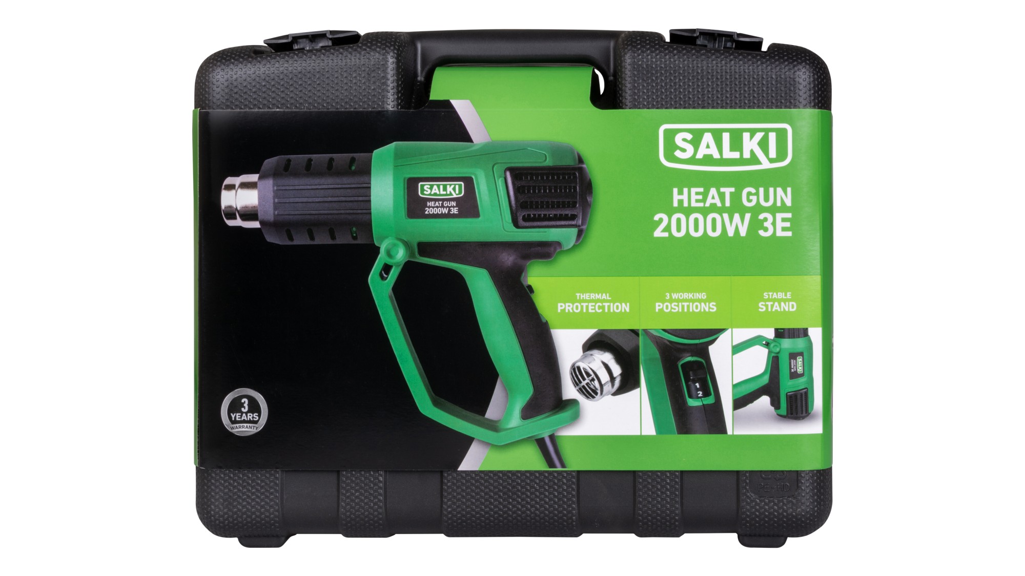 Pistola de aire caliente HSK 2000W 3E Heat Gun 2000W 3E / 50 °C - 600 °C