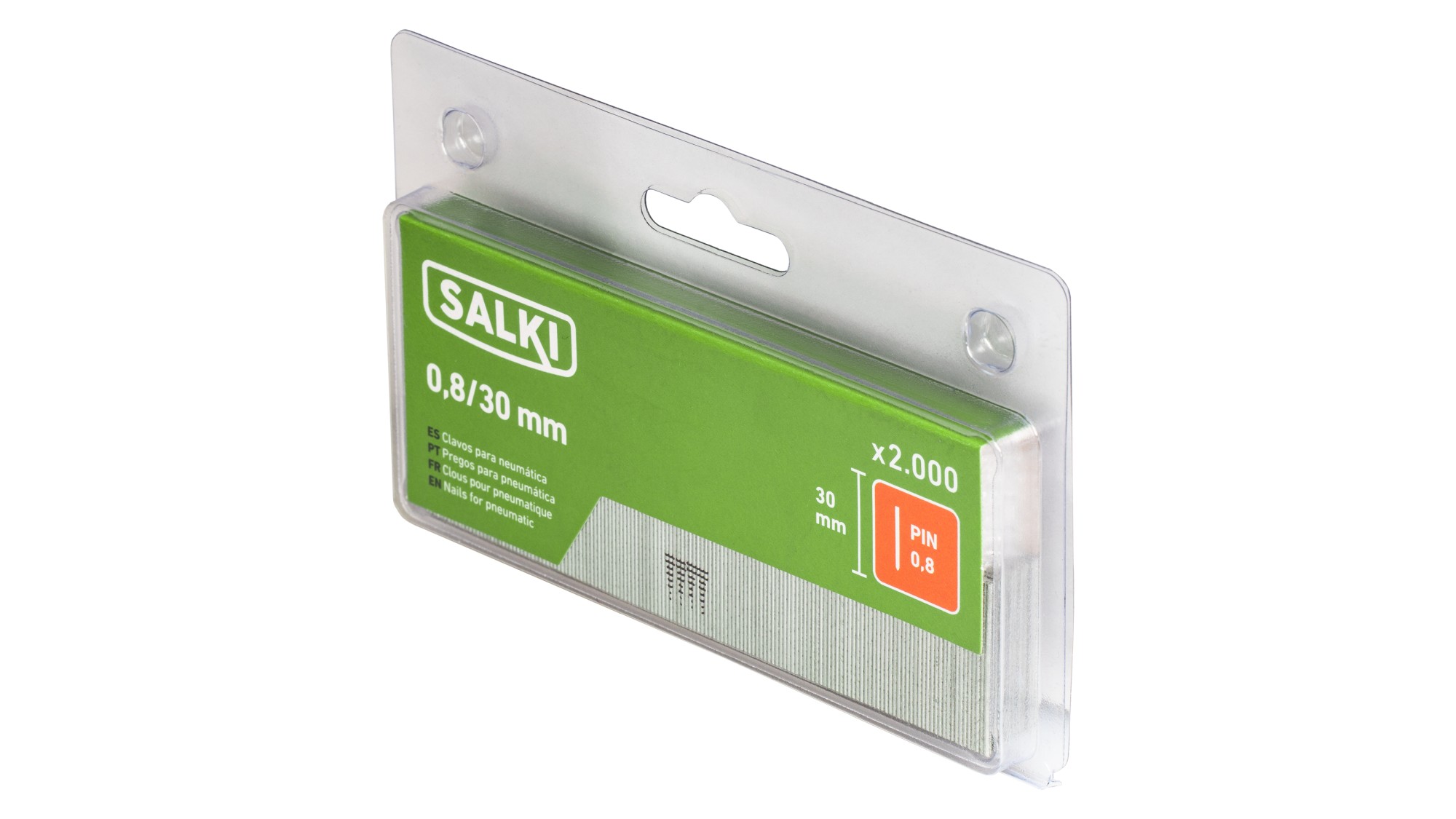 Pin 0,8 BLISTER SALKI PIN 0,8 - 30mm (2.000 uds)
