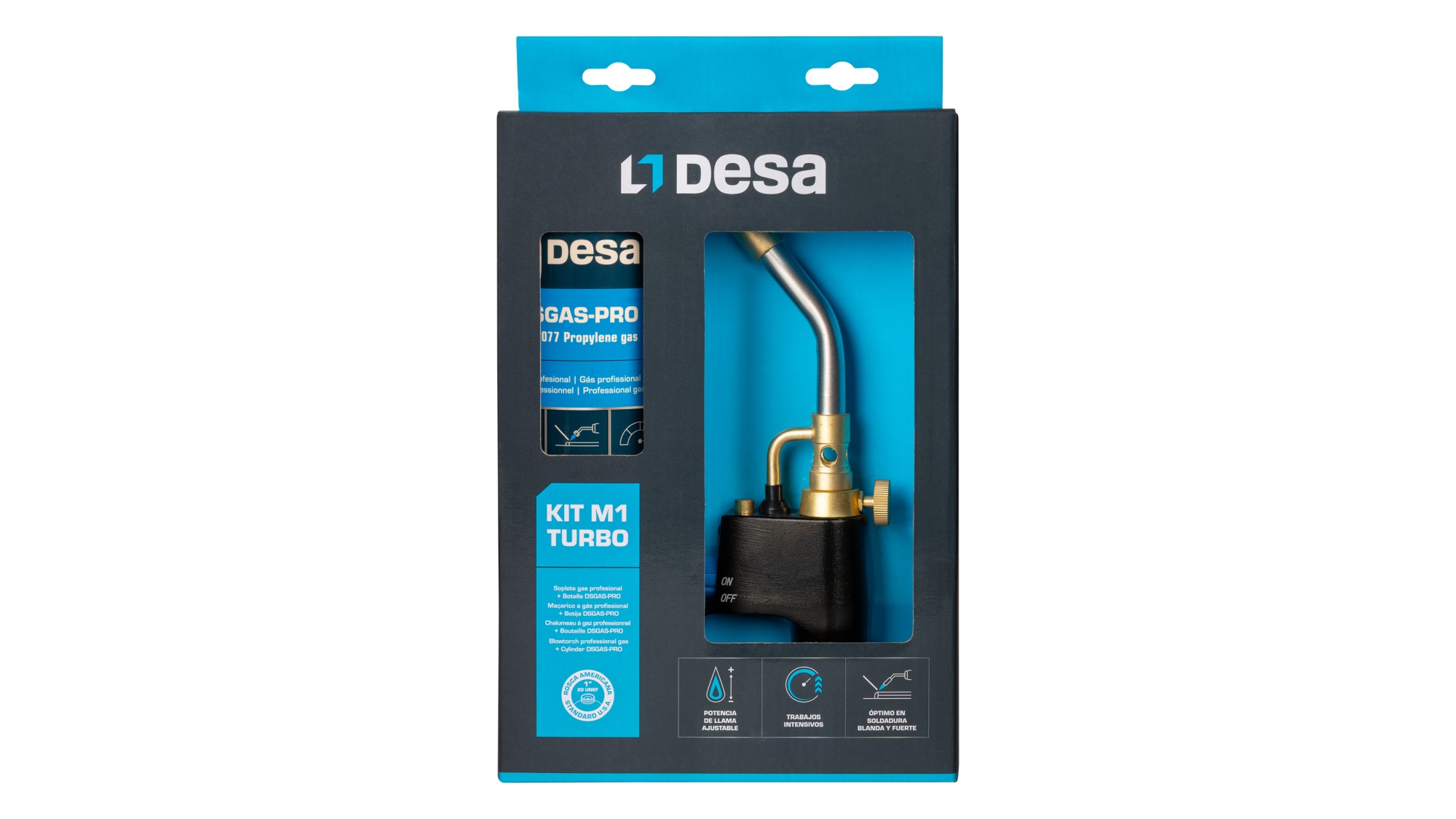 Kit soplete gas M1 TURBO - USA 1\"