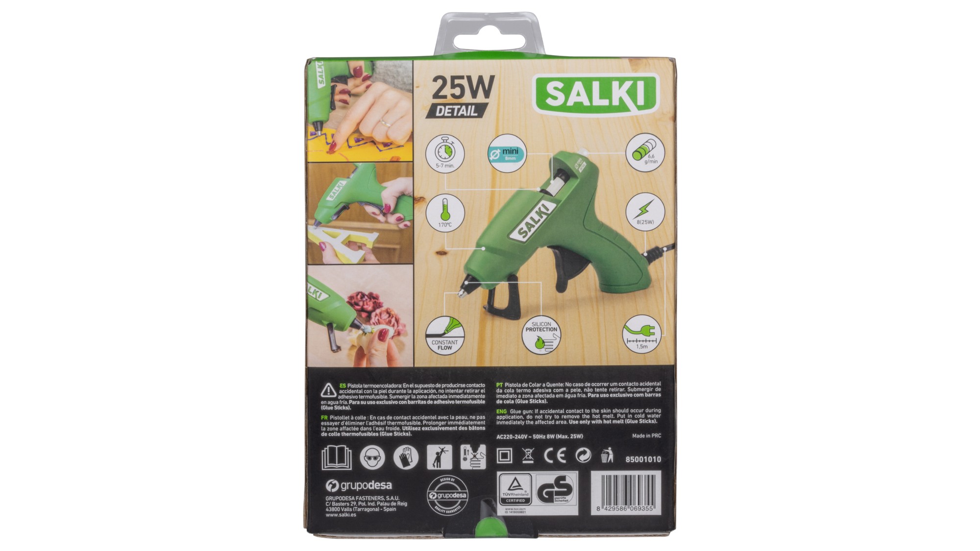 Pistola de cola 25W Detail (mini) - Ø8 mm