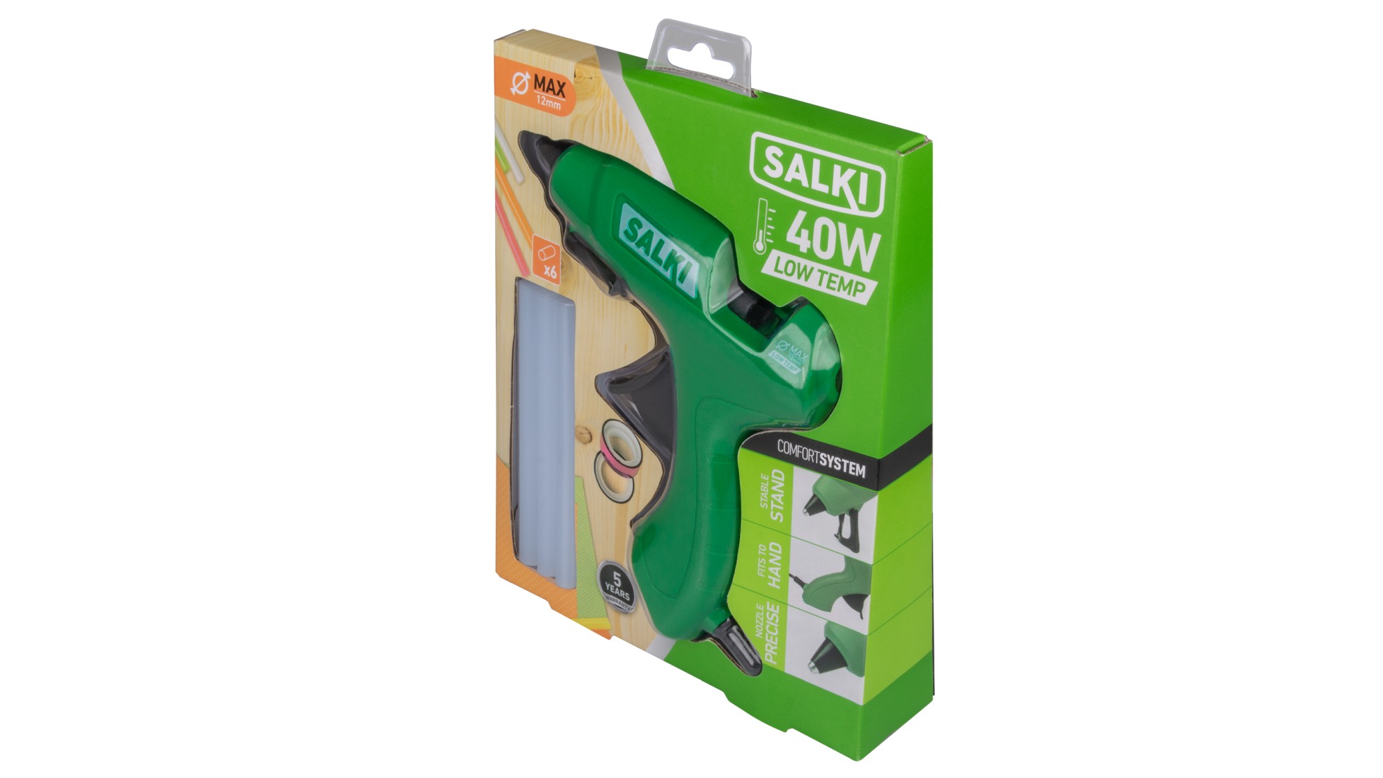 Pistola de cola 40W Low Temp (MAX) - Ø12 mm