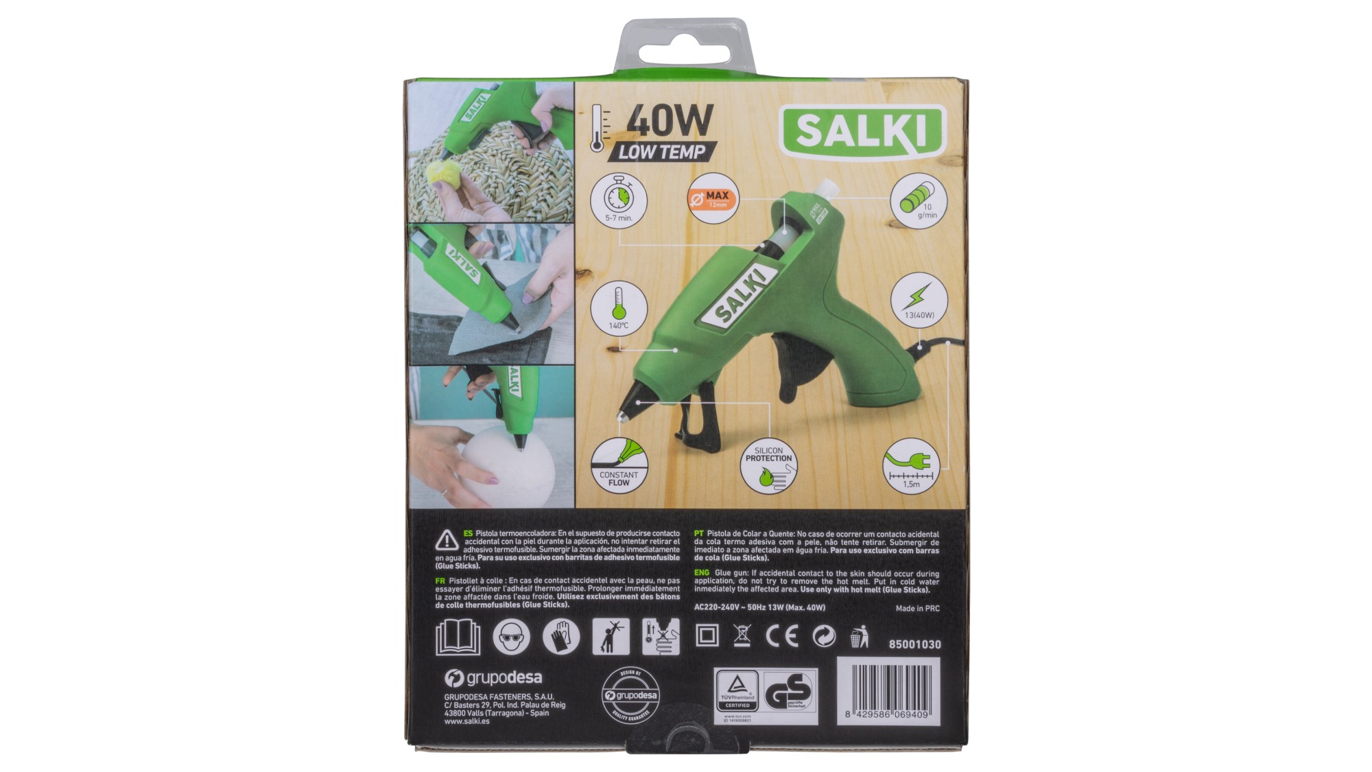 Pistola de cola 40W Low Temp (MAX) - Ø12 mm