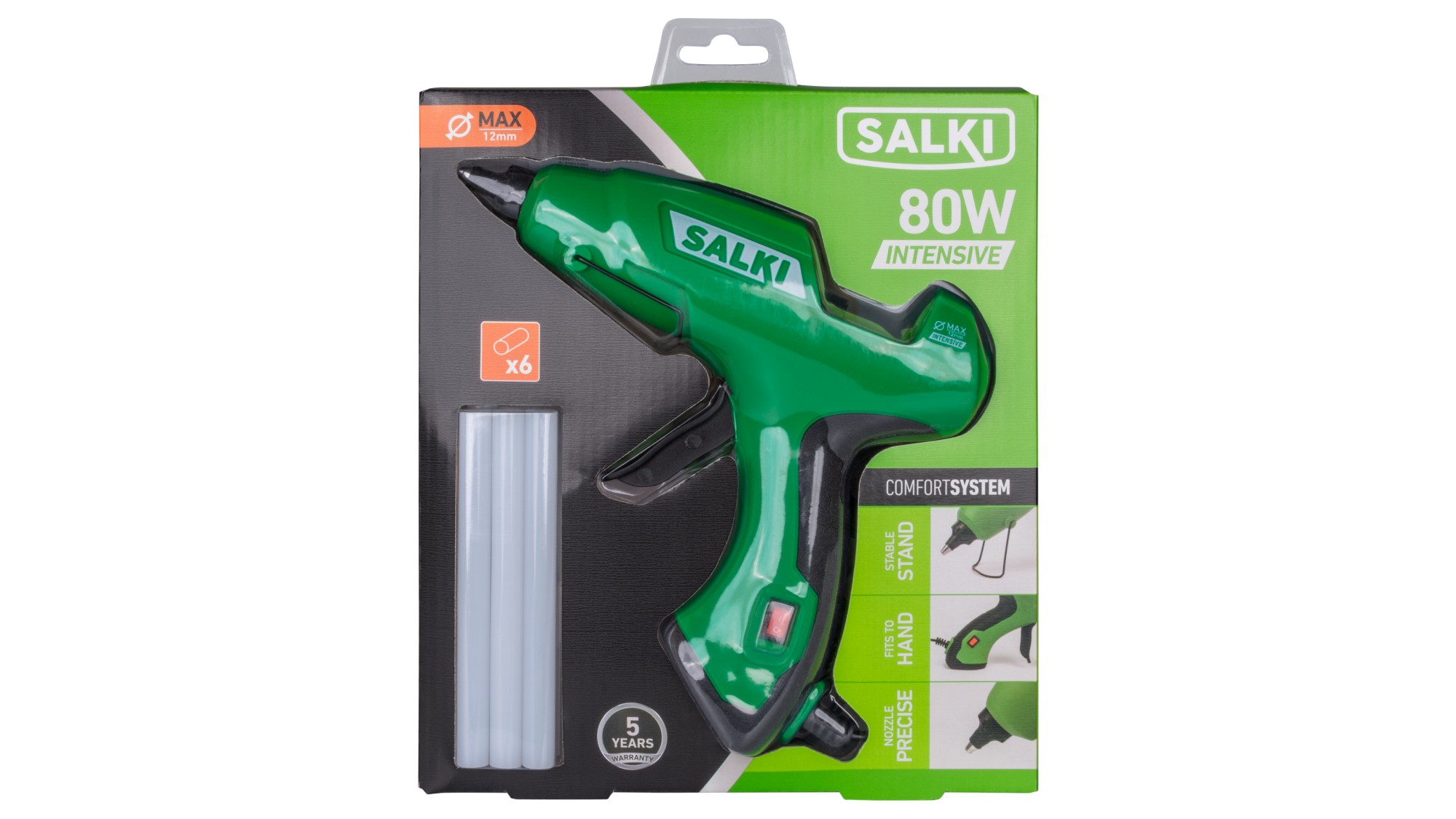 Pistola de cola 80W Intensive (MAX) - Ø12 mm