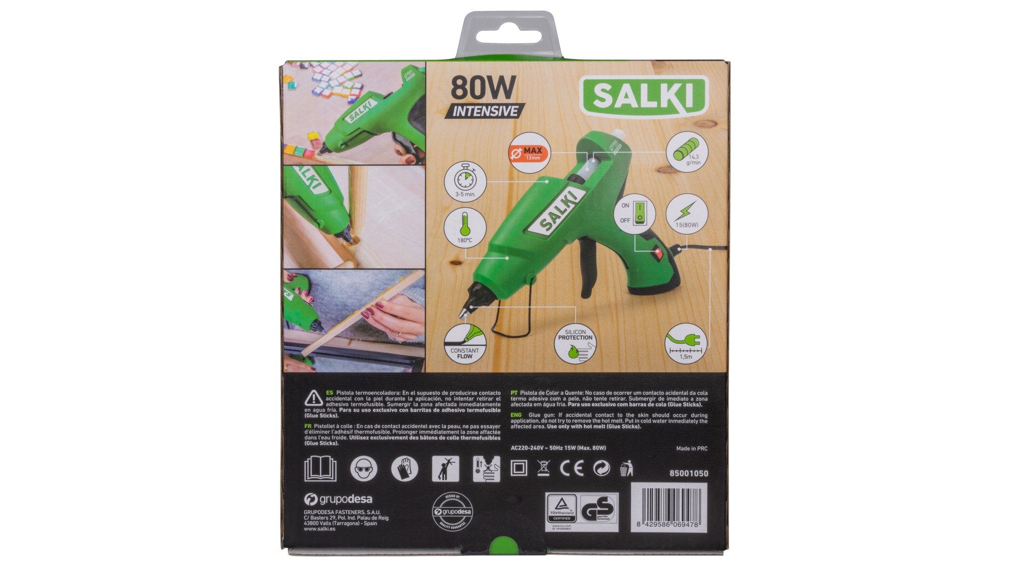 Pistola de cola 80W Intensive (MAX) - Ø12 mm