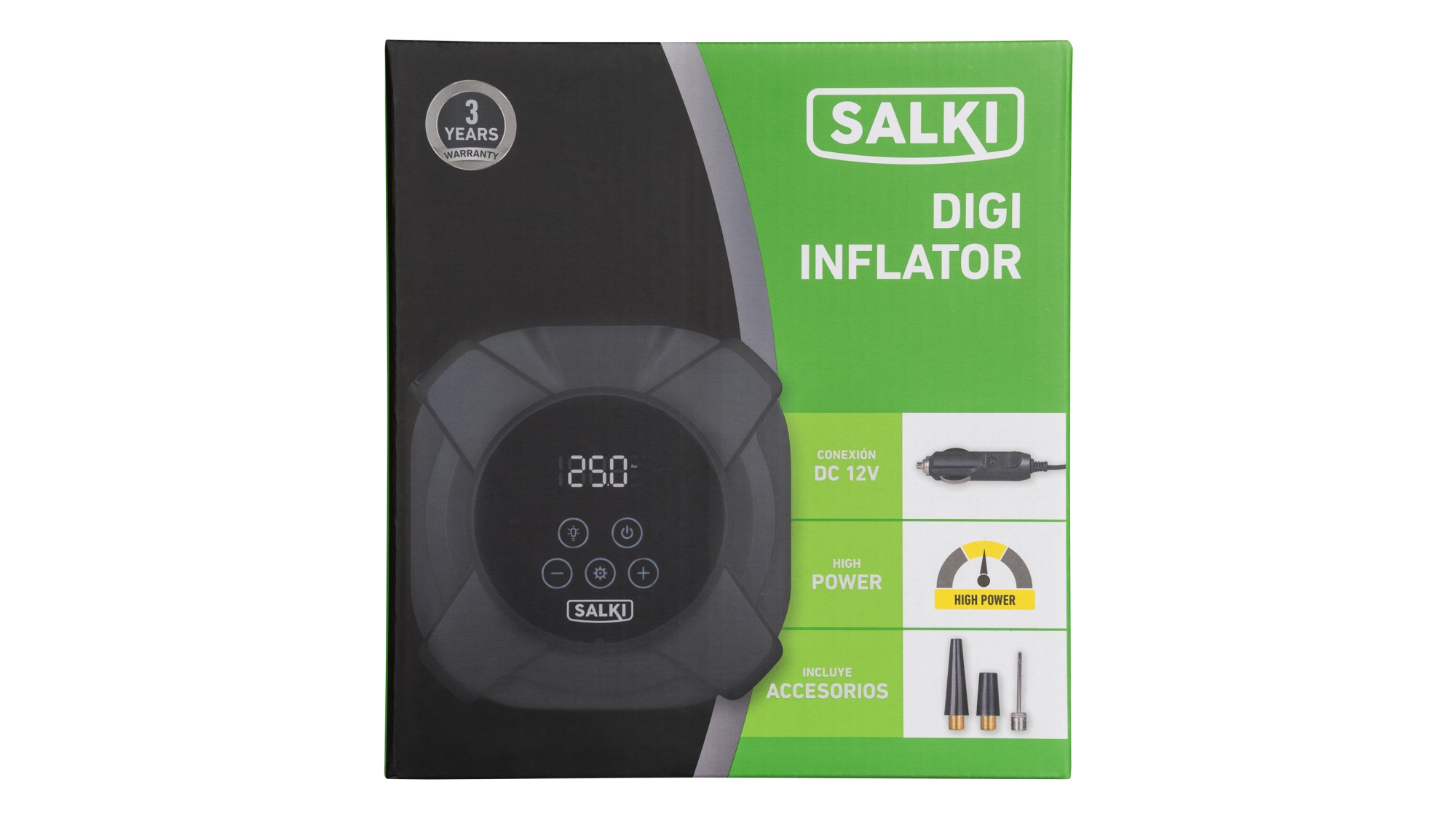 Inflador digital DIGI INFLATOR a 12V