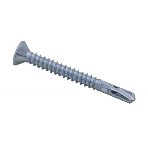 Tornillo broca cabeza avellanada alas 6,3 x 85