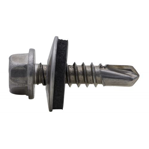 Tornillo broca DIN 7504-K inox A2 con arandela