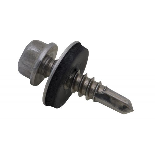 Tornillo broca DIN 7504-K inox A2 con arandela 4,8 x 19 P16