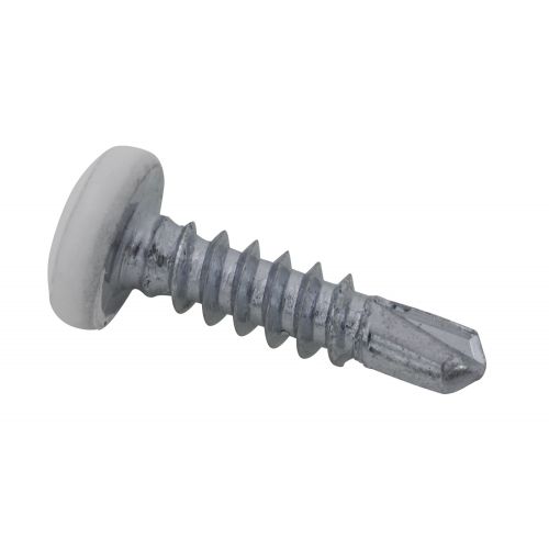 Tornillo broca DIN 7504-N lacado 4,2 x 32 - Blanco