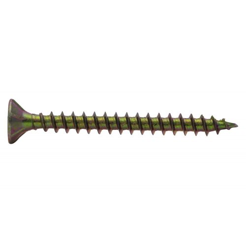 Tornillo FWS PZ cabeza plana bicromatado