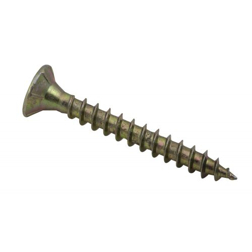 Tornillo PZ cabeza plana bicromatado RC 2,5 x 10