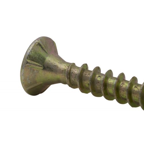 Tornillo PZ cabeza plana bicromatado RC 2,5 x 10