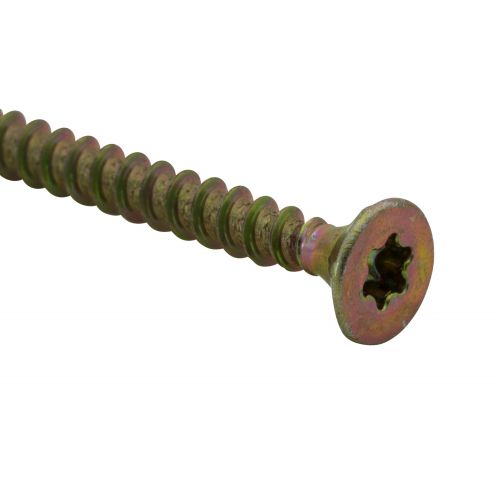 Tornillo TX cabeza plana bicromatado RC 3 x 20
