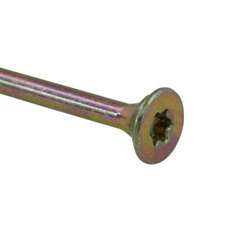 Tornillo TX cabeza plana bicromatado RP 4 x 50