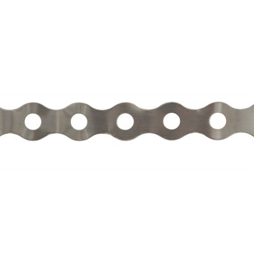 Cinta perforada inox 17 mm x 0,7 mm x 10 m