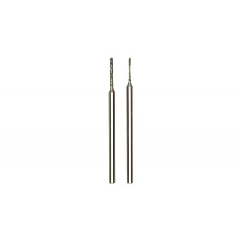 Juego 2 brocas espiral diamantadas 0,8 mm