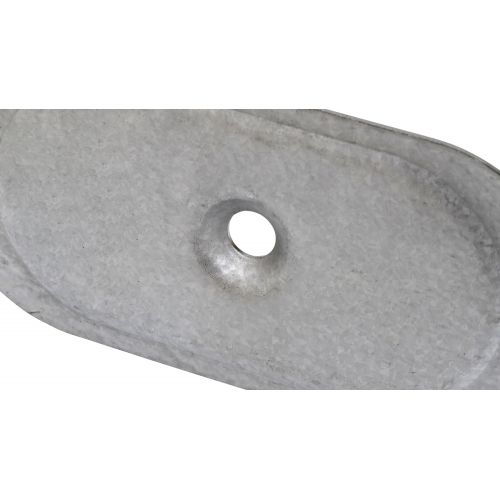 Placa oval 82 x 40