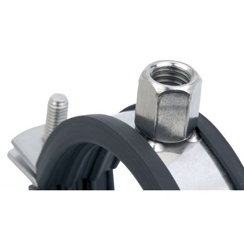 Abrazadera isofónica M8/M10 inox a4 Ø22 (1/2")