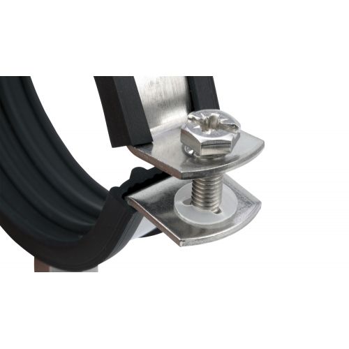 Abrazadera isofónica M8/M10 inox a4 Ø22 (1/2")
