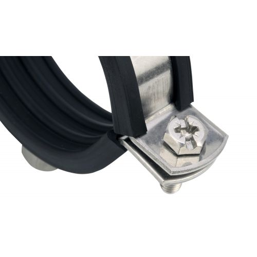 Abrazadera isofónica M8/M10 inox a4 Ø22 (1/2")