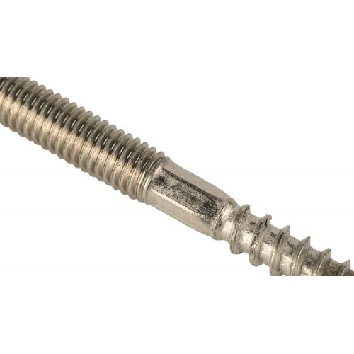 Tirafondo doble rosca inox A2 M8 x 60