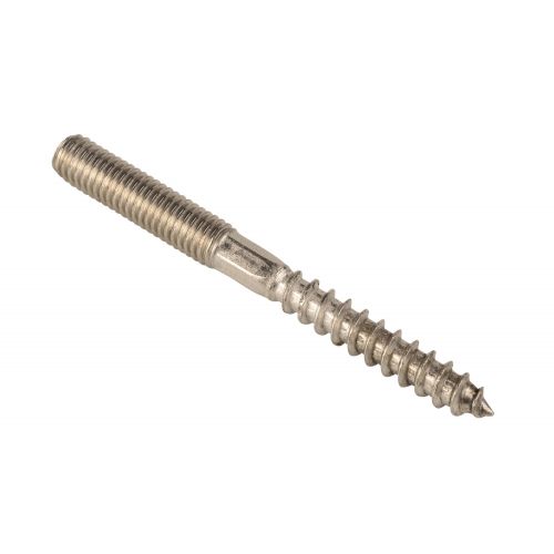 Tirafondo doble rosca inox A2 M8 x 60