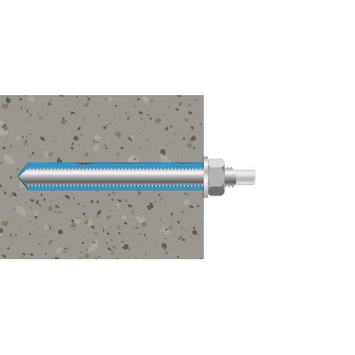 Espárrago anclaje químico inox A2 M8 x 110 RC