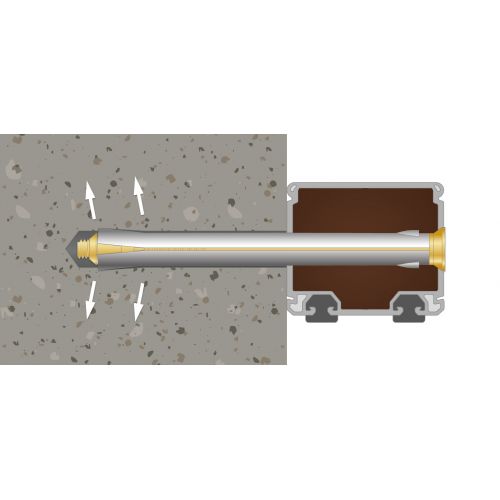 Desa mark metálico M6 x 72