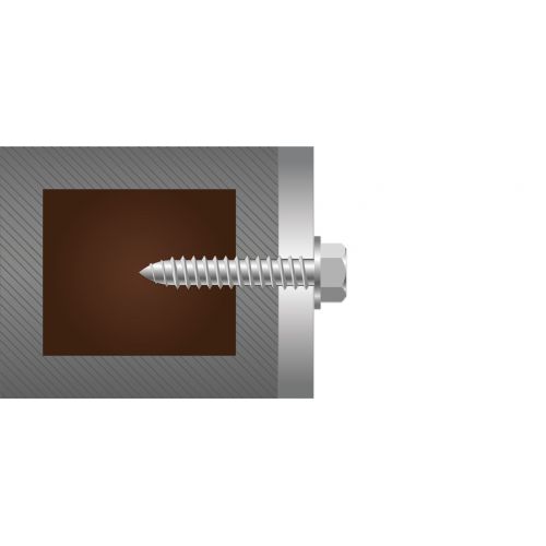 Tornillo rosca chapa hexagonal 4,5 x 15