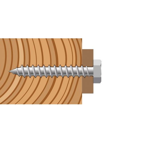 Tornillo barraquero DIN 571 5 x 25