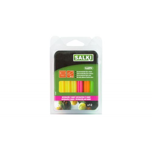 Barras de cola decoración y hobby Ø12 x 95 mm mix fluor