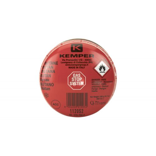 Cartucho butano C190 - Safety valve