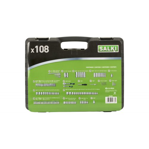 Estuche 1/4" y 1/2" - 108 pcs