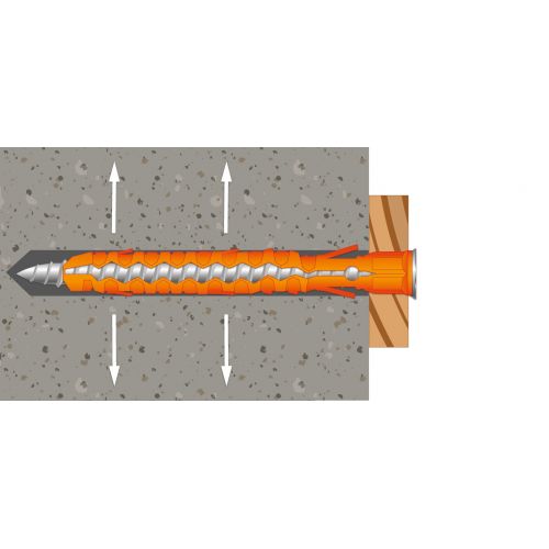 Taco largo MB-STr inox A4 8 x 100