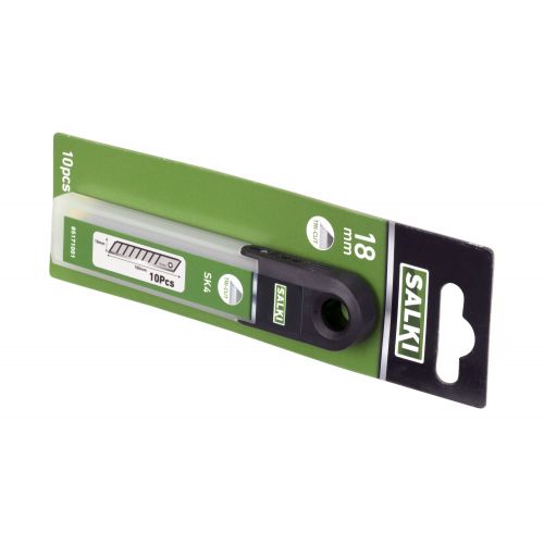 Blister cuchillas Salki TRI-CUT 18 mm - TRI-CUT