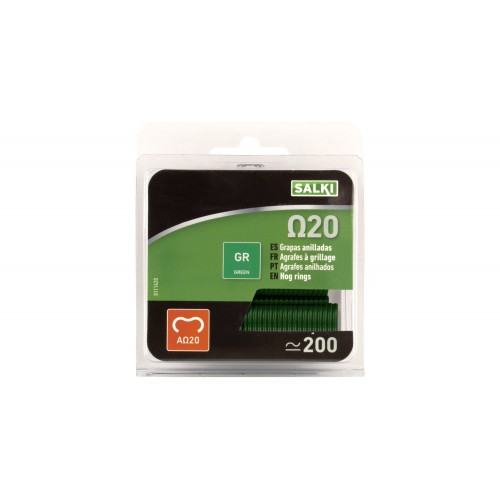 Grapa Omega 20 verde