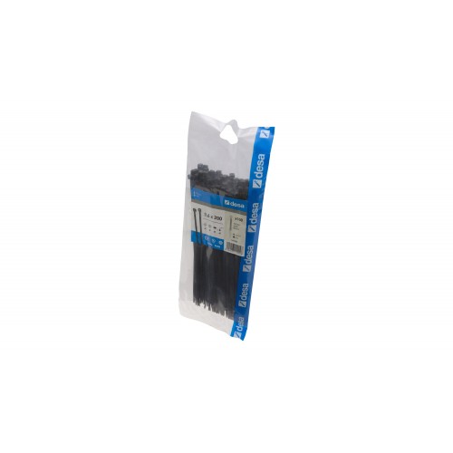 Brida nylon 3,6 x 370 Negra