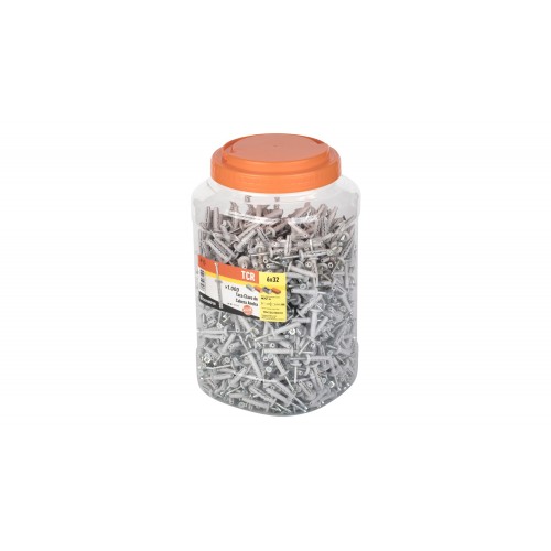 Taco clavo TCR Placa BP. TACO TCR 6x32 - 1000 uds + REGALO