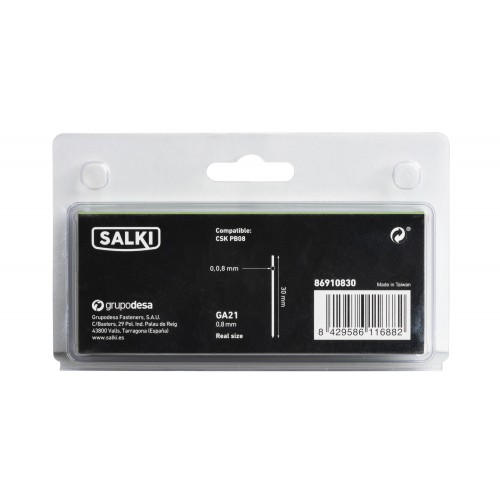 Pin 0,8 BLISTER SALKI PIN 0,8 - 30mm (2.000 uds)