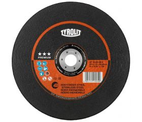 Tyrolit Discos de desbaste para acero inoxidable 230 x 7 #27E 230x7x22,23 A30R-BFX