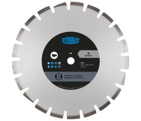 TYROLIT FSA Sierra de diamante para suelos 450x3,6x25,4 BASIC asfalto