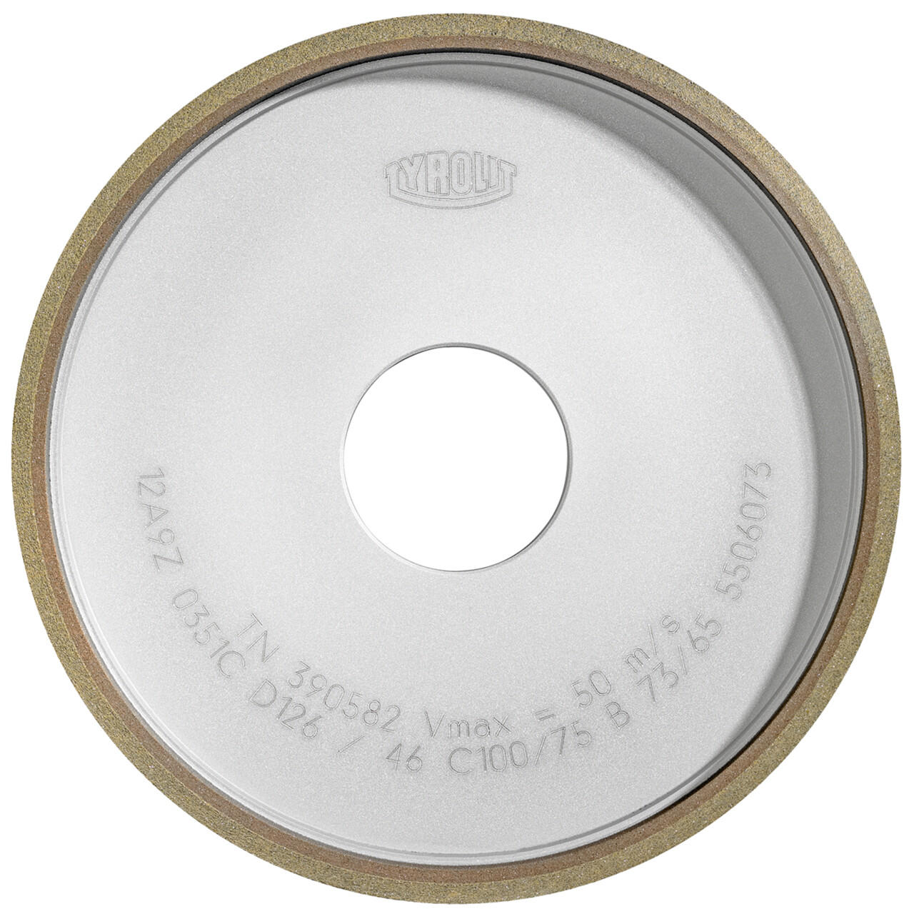 Discos de diamante aglomerado con resina para rectificado a ras para metal duro