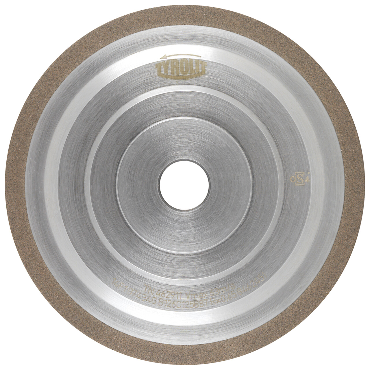 Discos de esmerilado CBN aglomerados con resina para el esmerilado de formas dentadas para HSS rectificado con muelas prensadas en caliente