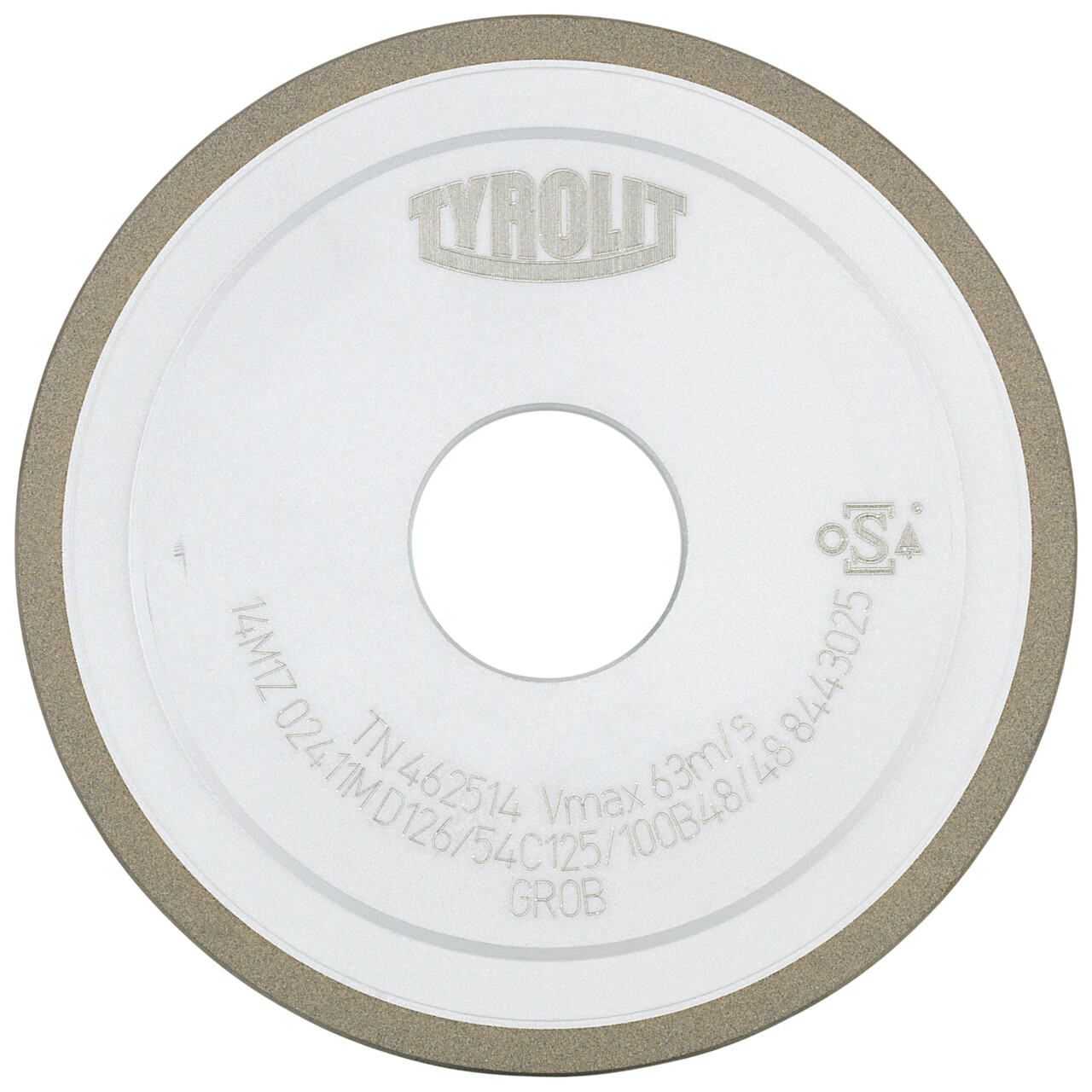 Discos de diamante aglomerado con resina para rectificado a ras para metal duro