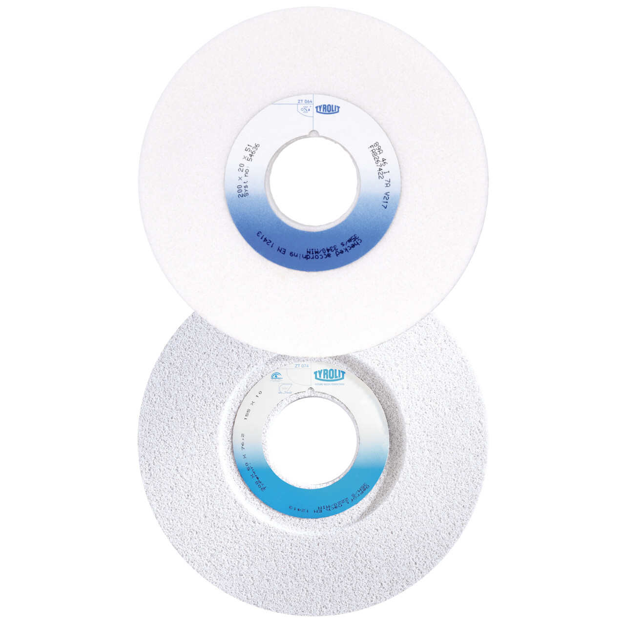 Discos de desbaste plano pendular cerámicos conv. para aceros sin alear y de baja aleación